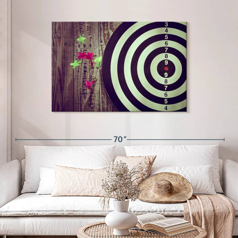 Senne Darts, 30" H x 45" W