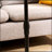 Couch Tray Table Height Adjustable C-Shaped End Table With Slots 2 Tier Sofa Side Table