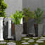 Durable Stackable Planters, Polypropylene Material, Modern Marble Design, For Indoor And Outdoor Use