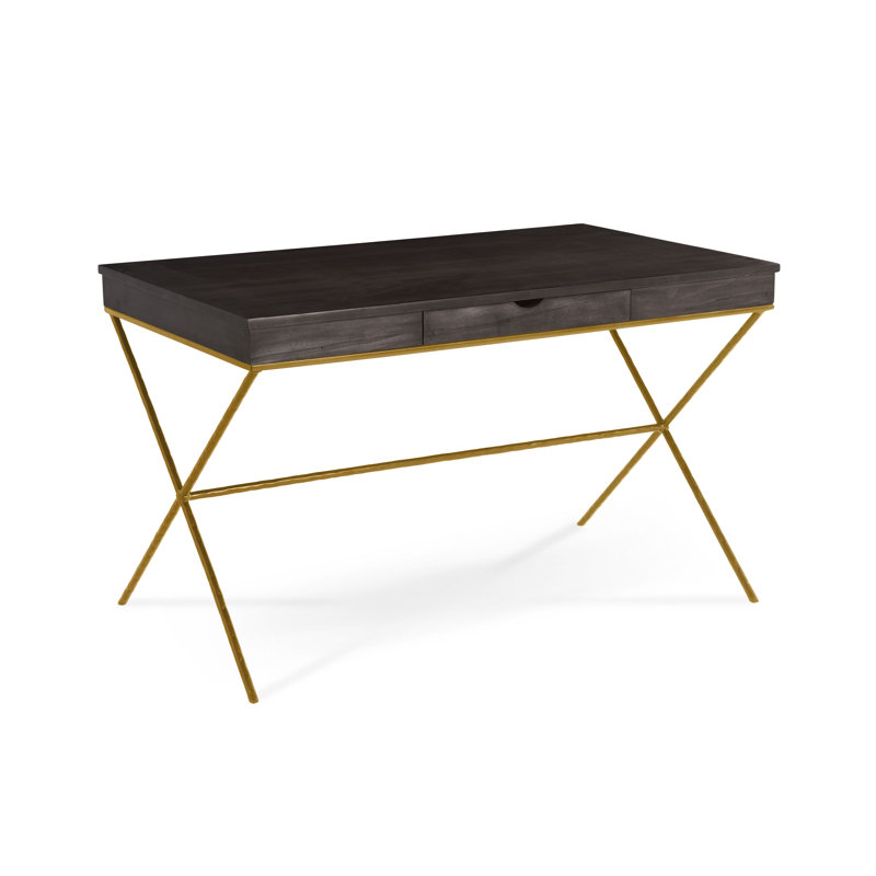 Bureau debout en bois massif Abbott, Alchimie, Cendre