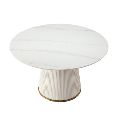 Table de salle à manger ronde Carrara