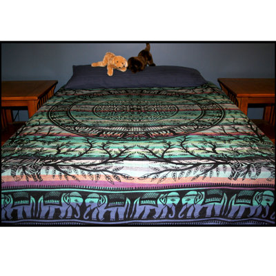 Cotton Floral Coverlet