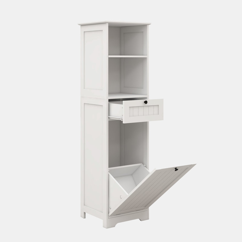 Armoire de trieur de linge inclinable à un tiroir