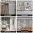 4-pack 3d Faux Stone Wall Panels 24"x48", Flexible Mcm Wall Cladding Sheets, Covers 31 Sq.ft., Bendable Decorative Wall Covering, For Living Room, Bedroom, Fireplace, Kitchen, Office, Hotel Background Decor, Cement Gray-117220453