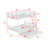 Full XL Over Queen Metal  Bunk Bed With Twin Size Trundle-2004408754