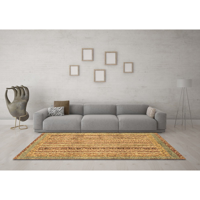 Kamylla Washable Ikat Indoor Rug, Square 8'