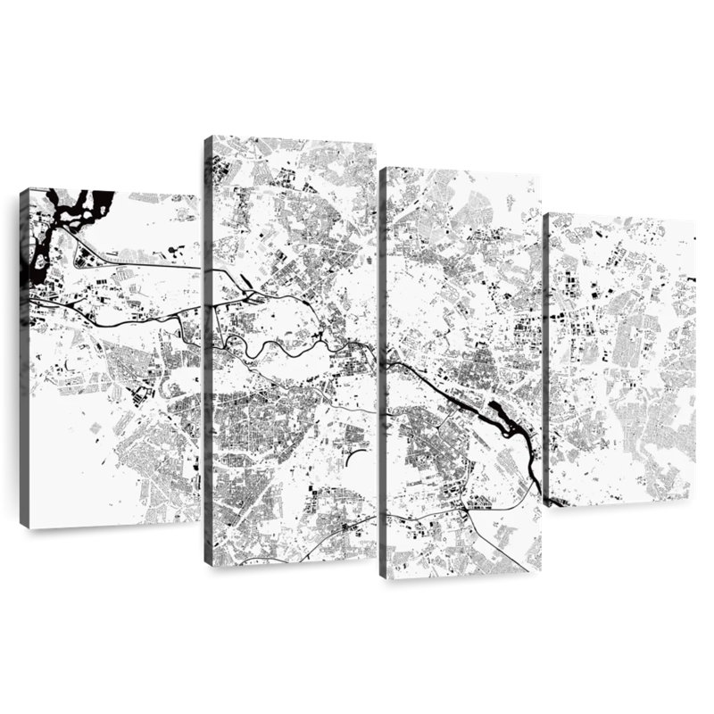 Carte urbaine Aliaz Berlin, H 27 po x l 43 po
