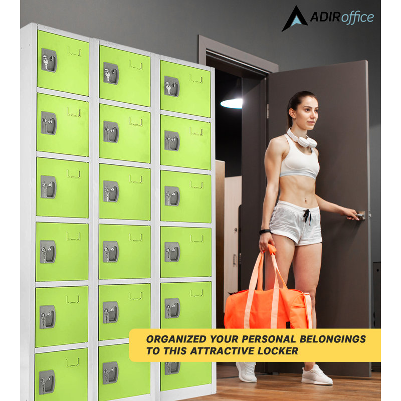 6 - Section 12" Wide Storage Locker (Set of 4)