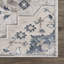 Tapis oriental rectangulaire bleu en polypropylène tissé à la machine Katriena-323592226