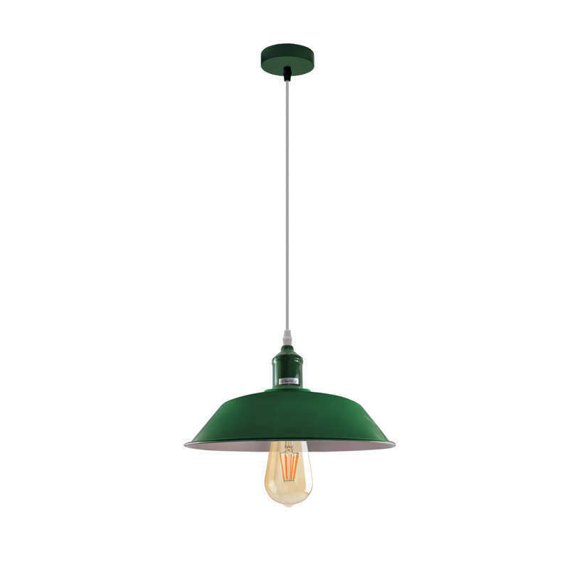 Gilyard 1 - Light Single Pendant, Green/White, Green