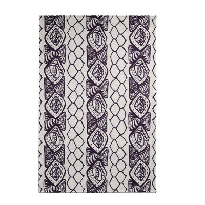 Safari Chenille Geometric Indoor Rug