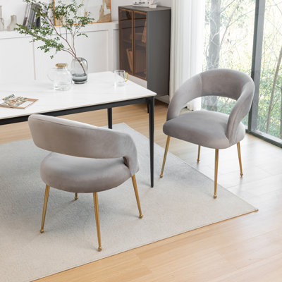 Lokelani 19.3'' H Velvet Upholstered Armchair