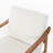 Wythe Mid Century Modern Solid Wood Armchair-126018244
