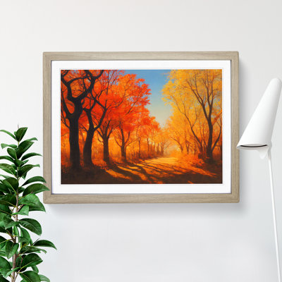 Compelling Autumn Forest - Single Picture Frame Print