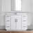 Hood-3w 48.00 In. W X 22.00 In. D X 35.00 In. H  Freestanding Bath Vanity In White Wood With White Top
