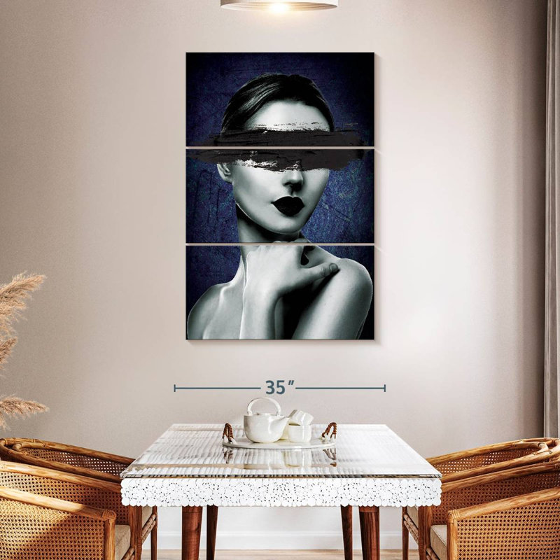 Coup de pinceau Leisha Sleek Girl, H 50 po x l 32 po