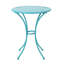 Table et chaises d'extérieur en métal 3 pièces Kd