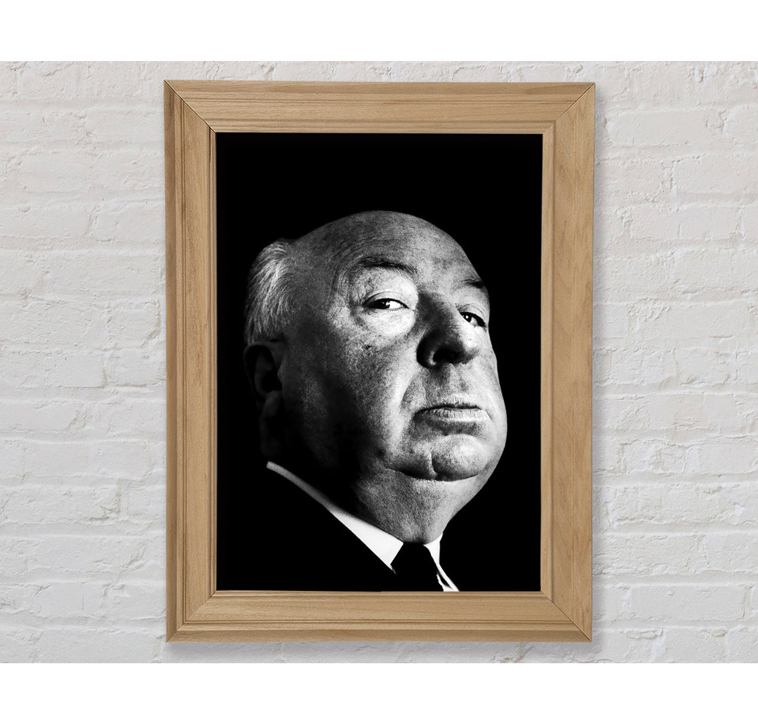 Alfred Hitchcock Porträt - Druck