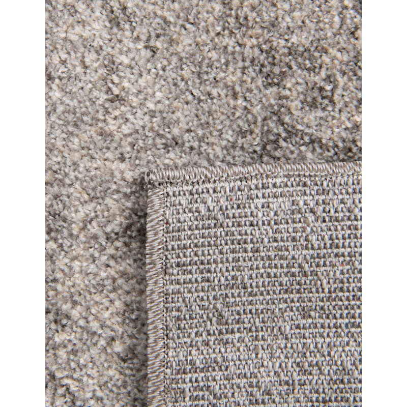 Tapis gris Croslin, Rectangulaire 5 pi 3 po x 8 pi
