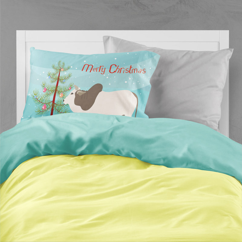 Taie d’oreiller de noël vache