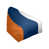 Orange/Navy/White