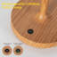 Lampe de table de douche rechargeable sans fil 9,1 po avec commande tactile à intensité variable