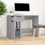 Iveri 100Cm W Rectangular Computer Desk with Cabinet