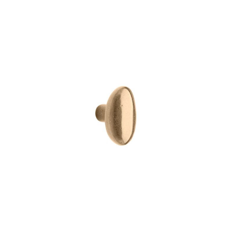 Potato Bronze Oval Knob, Silicon Bronze Light
