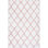 Cuanaic Trellis Shag Performance White/Pink Rug