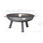 Round Metal Wood Burning Smokeless Fire Pit
