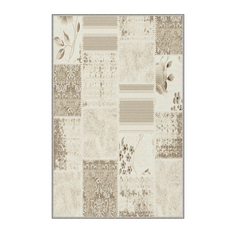 Antibacterial Hall Carpet, 3D Digital Printed, 3.3 x 4.9 ft | 1% Polyester, .3 in Pile Height, Non-Slip Underside, Machine Washable, Durable & Easy Care | Perfect for Living Room, Entryway & Home Décor