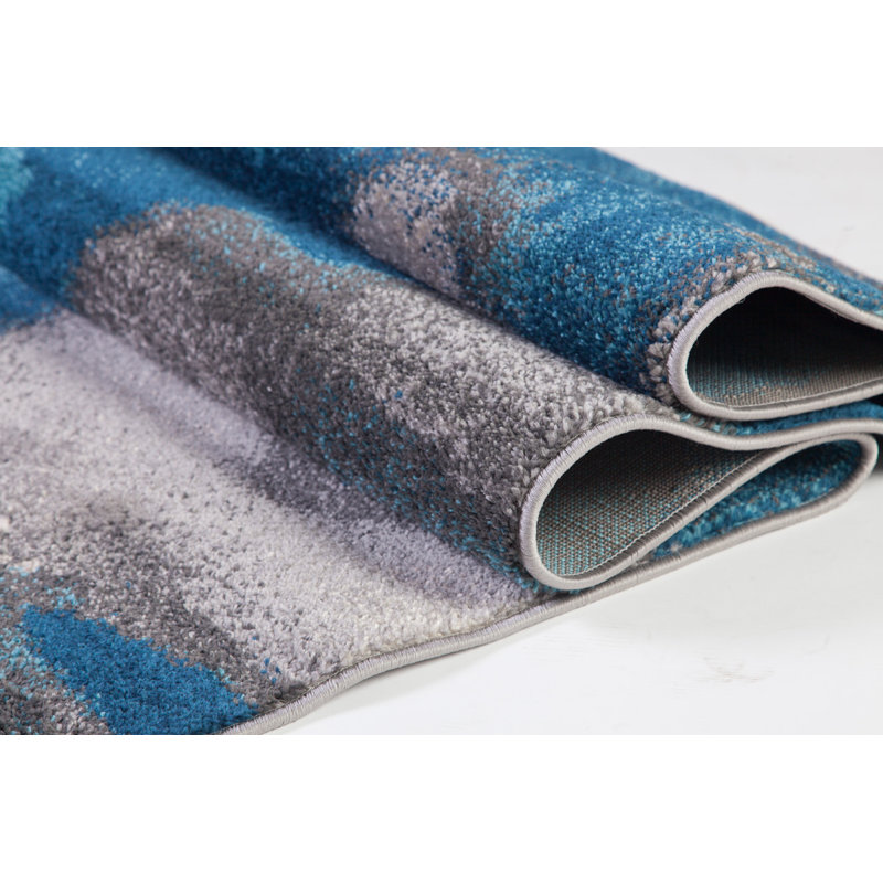 Crossett Abstract Indoor Rug, Rectangle 9' x 10'5"