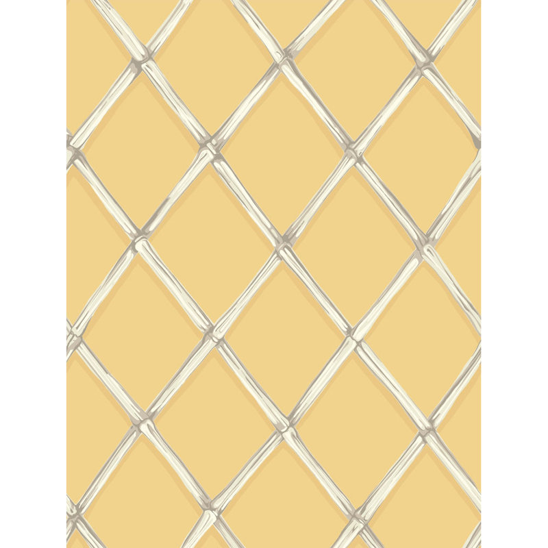 Bagatelle Geometric Wallpaper Roll, Yellow