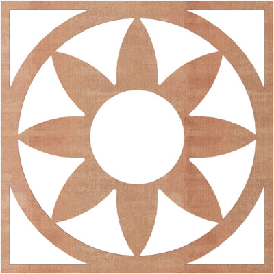 Médaillon de plafond en bois Blume