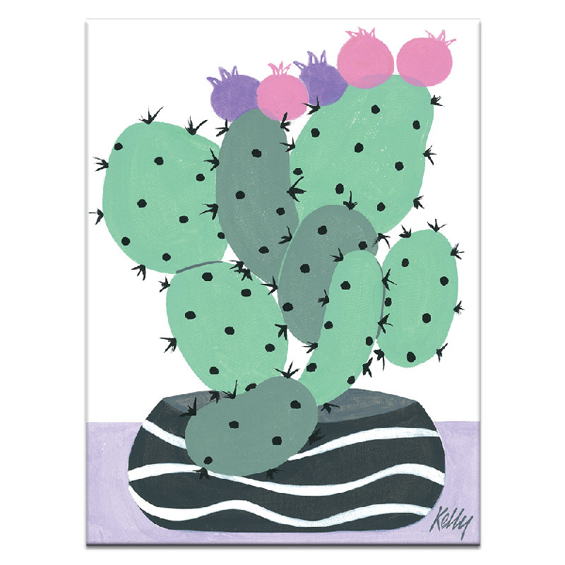 Cacti by Kelly - Art Prints, 51" H x 41" W, Wrapped Canvas