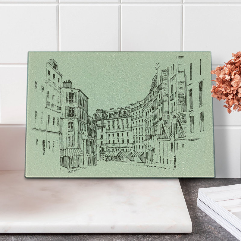 East Urban Home Glass Cutting Board