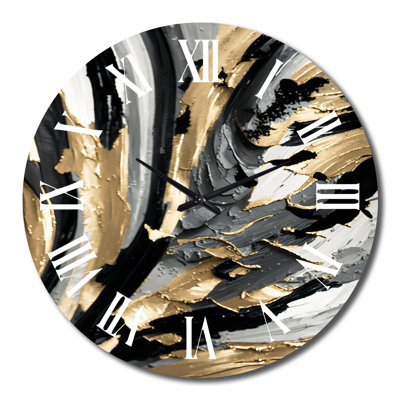 Horloge murale en métal