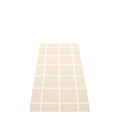 Ada Geometric Area Rug in Cream/White