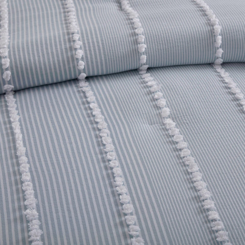 3- Piece King Cotton Yarn Dyed Comforter Set
