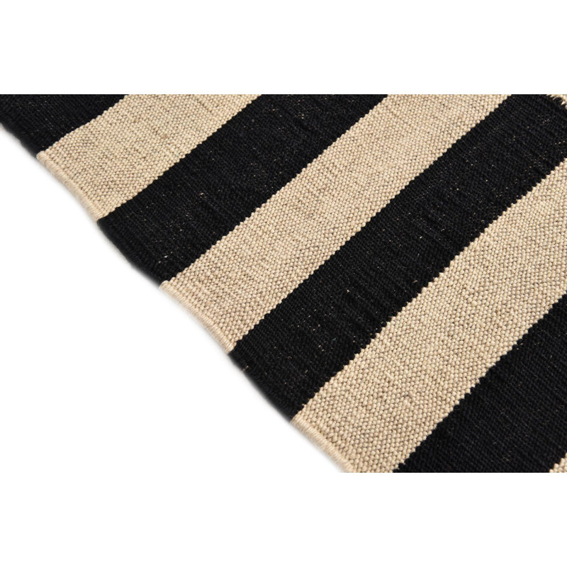Tapis noir et blanc Jaylen