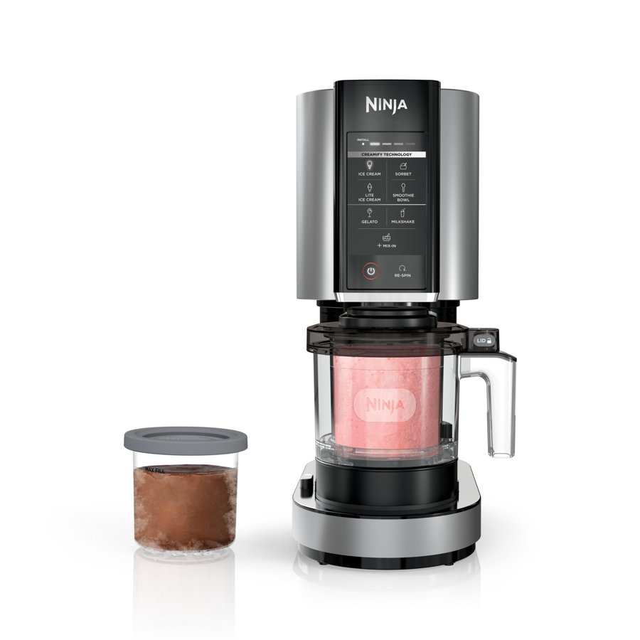 Ninja CREAMi Ice Cream Maker for Gelato, Mix-ins, Milkshakes, Sorbet, Smoothie Bowls & More with 7 One-Touch Programs, Creamerizer Paddle, 2 Pint Containers & Lids