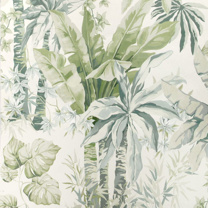 Junglewood Pnl - Verde, Blue Sage