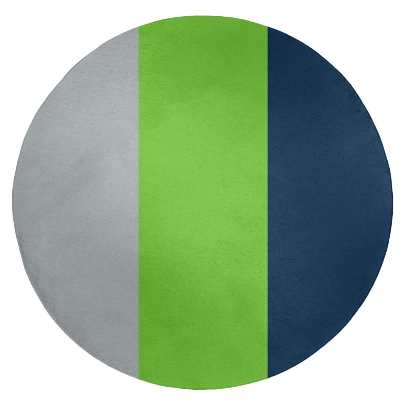 Chenille Indoor Rug, Round 5'