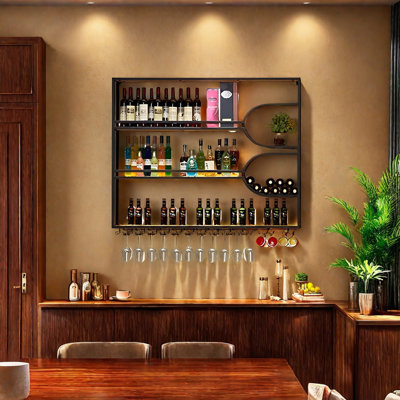 Wall-Mounted Storage Display Shelf（Without Led Strips）