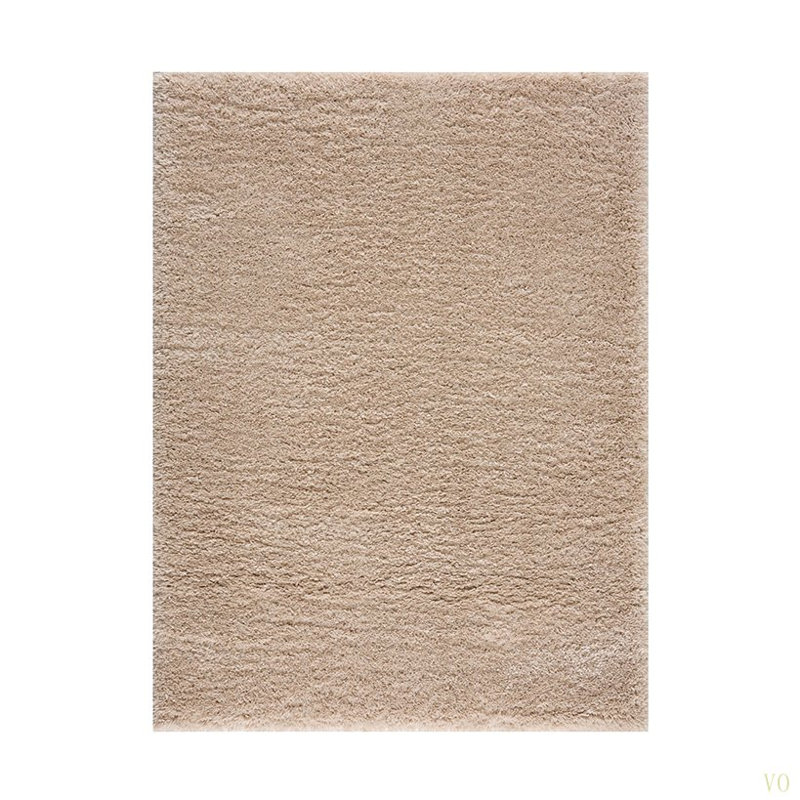 Super Soft Polyester Shag Area Rug, Rectangle 3'11" x 5'11"