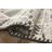 Moroccan Machine Made Power Loom Polyester Area Rug in Charcoal/Ivory-78565336