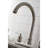 Kingston Brass Serena Two-Handle 4-Hole 8" Centerset Kitchen Faucet with Plastic Side Sprayer-54507187