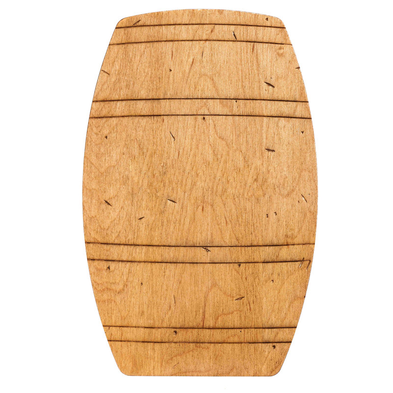 Wine and Spirits Novelty Cutting Board