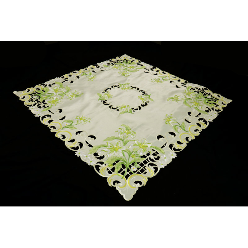 Mcentire Floral Square Table Topper