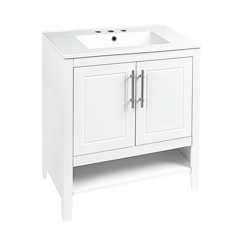 Meuble-lavabo simple avec plateau Mikkos 30,11